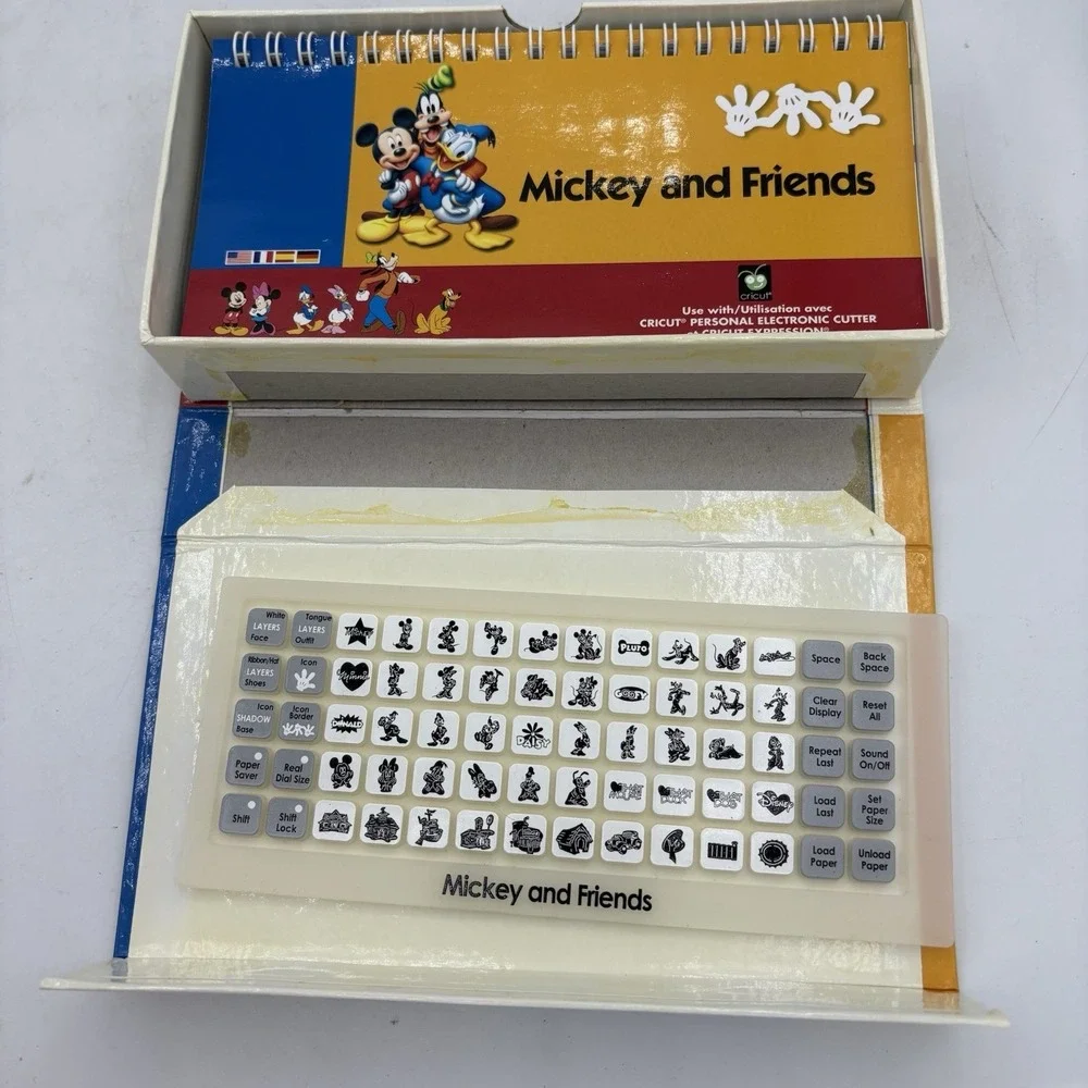 Provo Craft Cricut Cartridge Disney‎ Mickey Font 29-0381